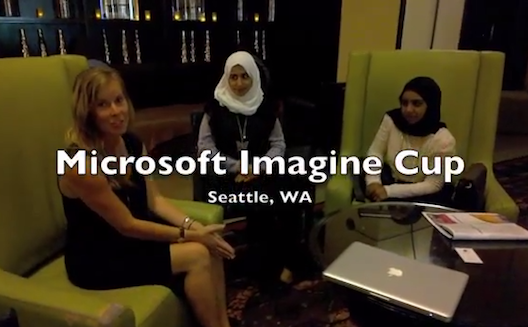 Bahrain women win innovation award at 2014 Microsoft Imagine Cup [Wamda TV]