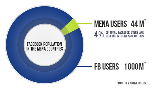 Facebook Use by Companies in the Middle East and North Africa [Infographic]