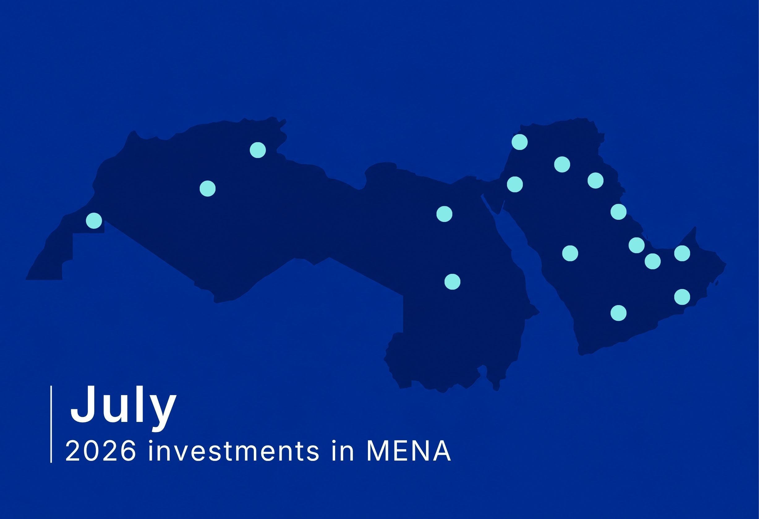 MENA startups raise $173 million in July 2026 as Saudi Arabia regains the lead