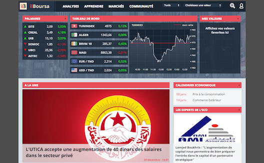 موقع تونسي يحقق الشهرة والأرباح بعد إحداث تغيير في سوق البورصة