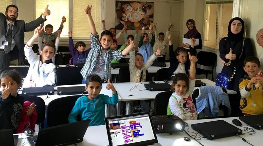 Teaching coding to young refugees will generate job opportunities to thousands