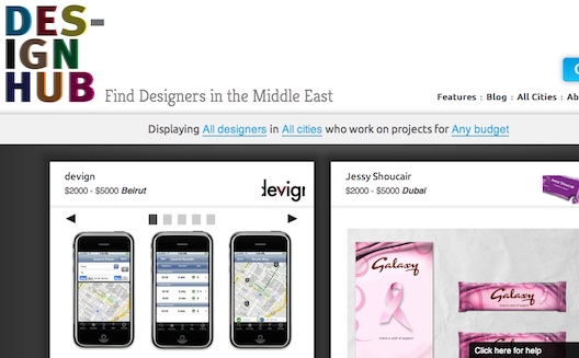 Sleek Site Design Hub Launches to Showcase MENA Freelancers