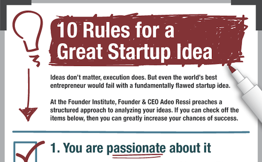 Is your idea good enough to become a great startup? [Infographic]