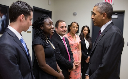 Lebanese m-health entrepreneur meets President Obama