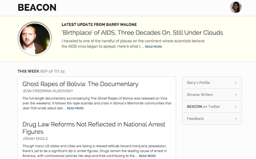 Can new media site Beacon create good revenue streams for longform journalists?
