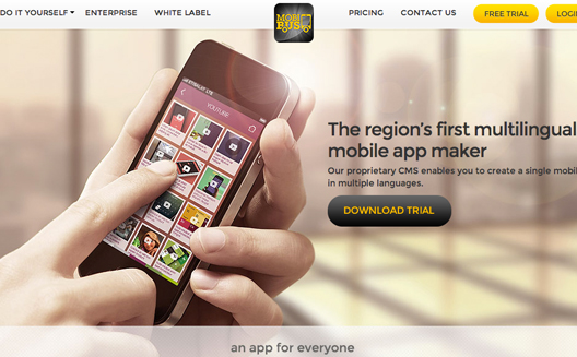 Mobibus, a multilingual app maker designed for the Arab world