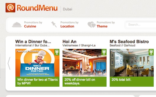 Roundmenu's Online Restaurant Deals - More Flexible Than Daily Deals?