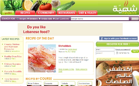 Arabic Cooking Community Shahiya Expands into English, Considers Tablet App