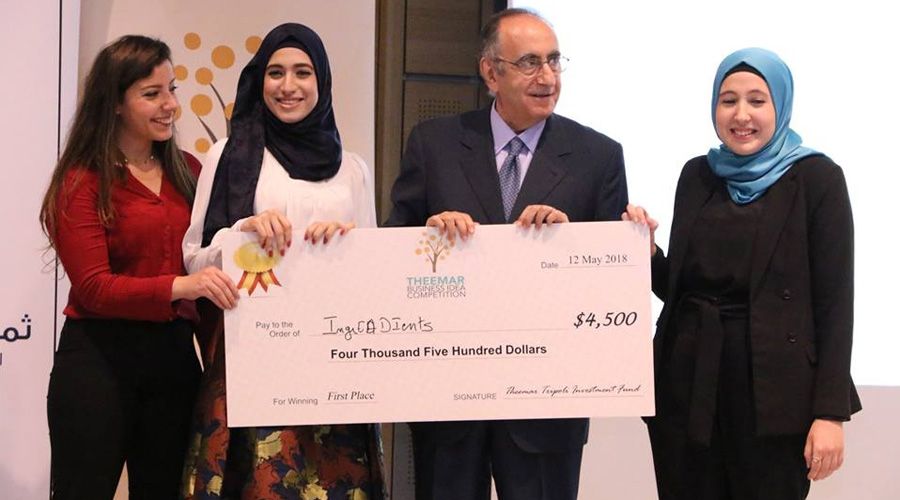 Three students teams awarded by Theemar Tripoli Investment Fund