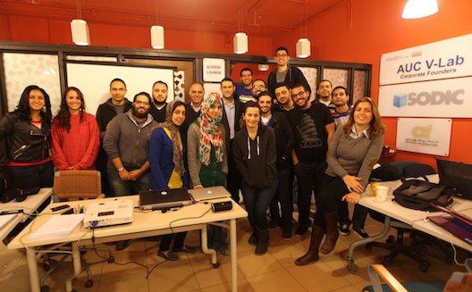 AUC V-Lab launches 10 new startups in its third round