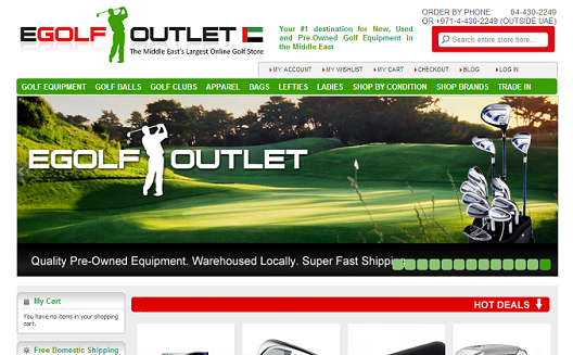 Dubai entrepreneur serves up affordable golfing equipment in the Gulf